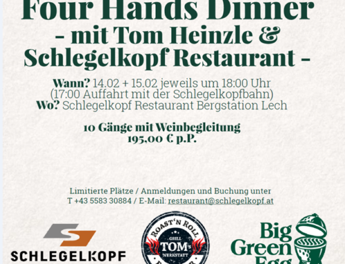 FOUR HANDS DINNER – mit Tom Heinzle